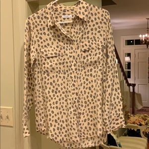 Equipment silk blouse